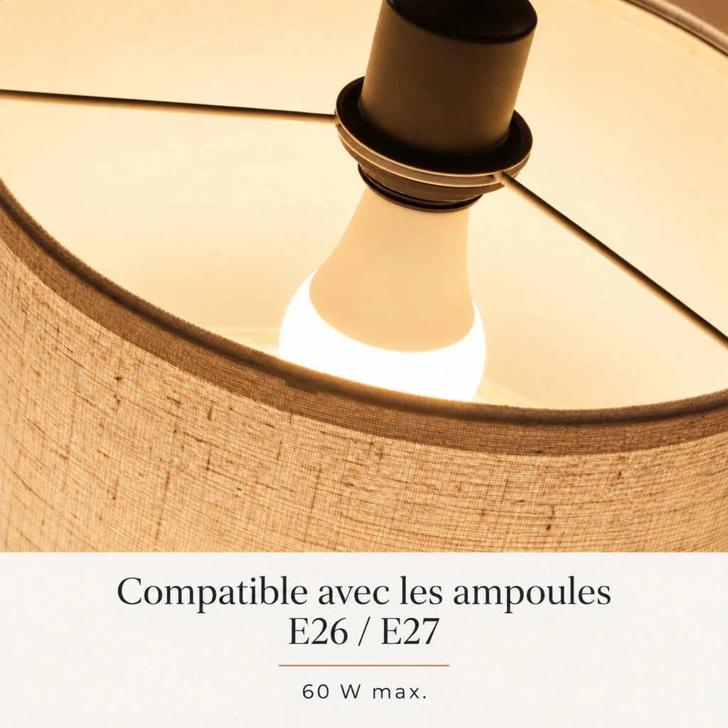 Douille E27 du lampadaire arc